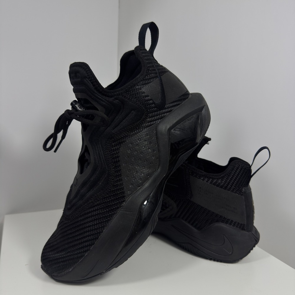 Nike LeBron Soldier‎ 14 Mens Size 8 Triple Black Basketball Shoes CK6024-003
